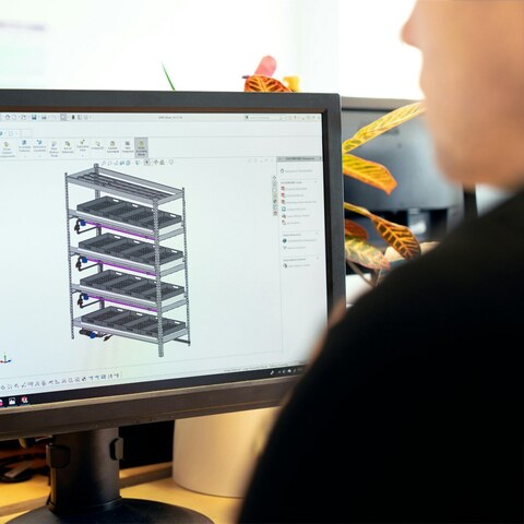 CAD-basierte Lagerlösungen von Aczent Lagertechnik